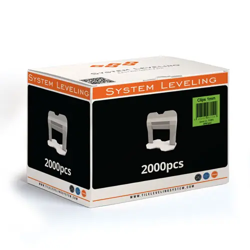 Clips 1 mm – BOX 2000 qty 