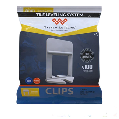 Spone XL Clips 3 mm –  za plocice 15–22 mm