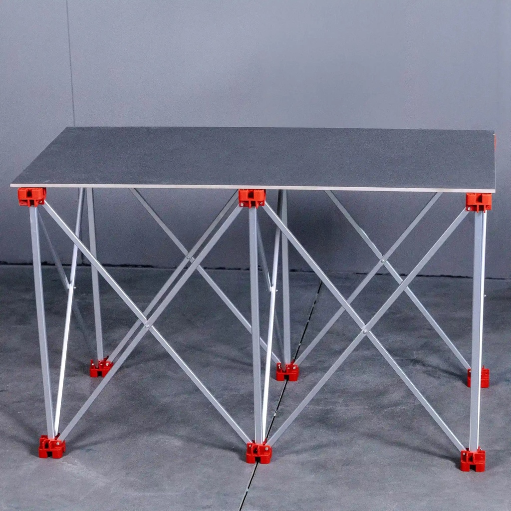 Six-Leg Alu Slab Table-foldable