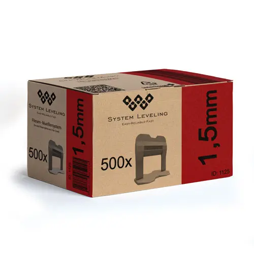  Clips 1.5mm – BOX 500 qty