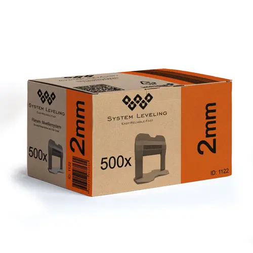  Clips 2 mm – BOX 500 qty