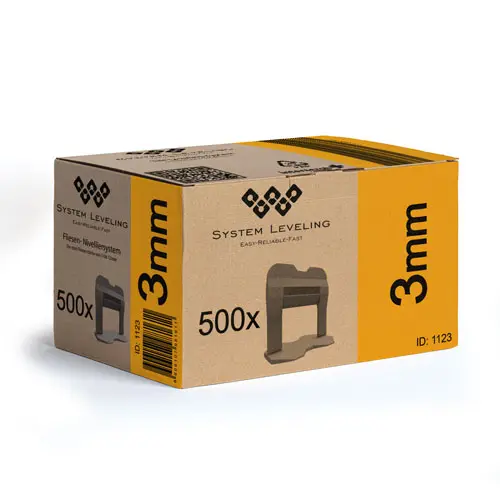  Clips 3  mm – BOX 500 qty