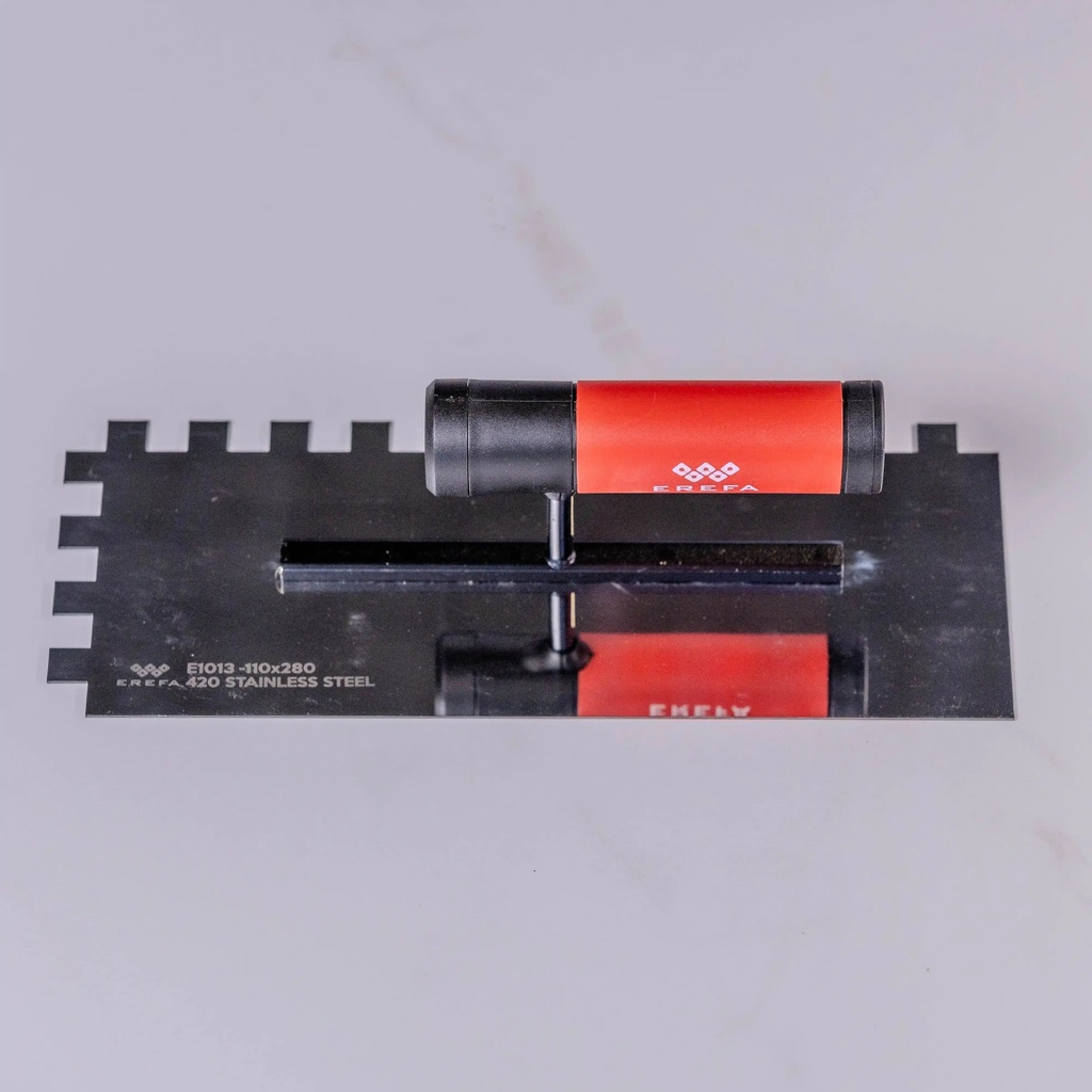 12mm Stainless Steel Notched Trowel