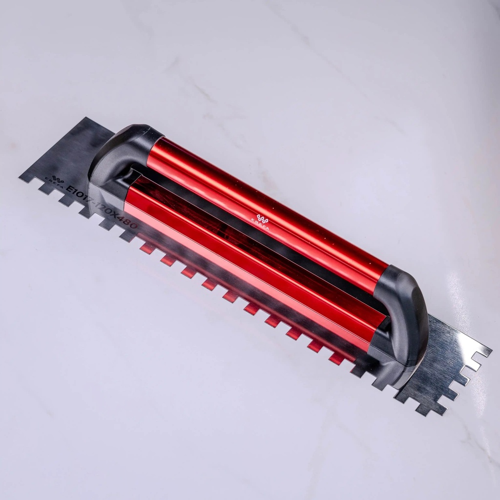 E1017 Stainless Steel Trowel with 12MM  Space and Aluminium Handle